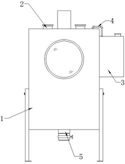 一种带有清洗结构的胶鞋原料混合装置