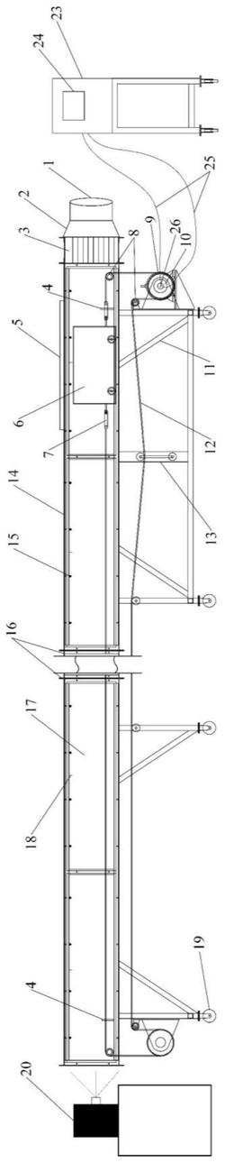 一种隧道运动体火蔓延模拟实验系统及其实验方法