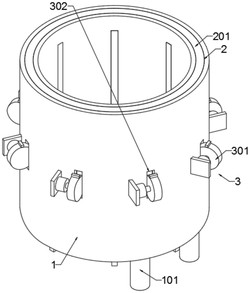 一种易脱模石墨桶